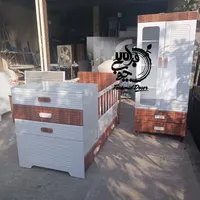 سرویس تخت سیسمونی*کودک نوجوان ۲منظوره*مدل ترنم**|تخت و سرویس خواب|رشت, استقامت 2|دیوار