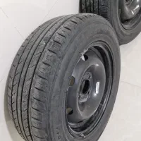 دو جفت رینگ و لاستیک سایز ۱۴