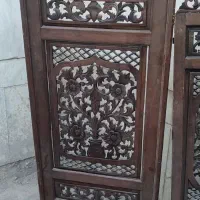 2دست پارتیشن قاجاری عتیقه موزه ای|کلکسیون اشیاء عتیقه|آباده, |دیوار