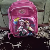 کیف مدرسه دخترانه چراغ دارسالم و تمیز