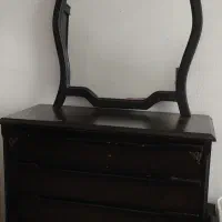 سرویس چوب ، درآور ،آینه، پاتختی، کمد و ویترین