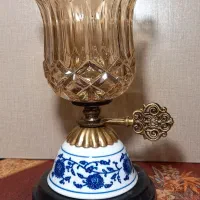 شمعدان پایه سنگ و فلز|صنایع دستی و سایر لوازم تزئینی|تهران, تهرانپارس جنوبی|دیوار