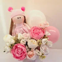گل تولدی عروسکی مصنوعی