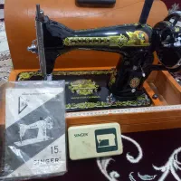 چرخ خیاطی سه عدد دستی کلاسیک برای دکور چرخ گل