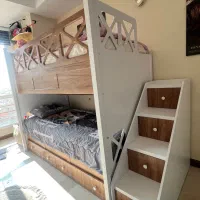 سرویس خواب دو طبقه در حد نو