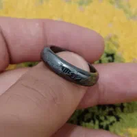 انگشتر حدید با آیه های قرآن به وزن۴گرم۵۵۰سوت