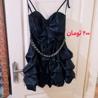 پیراهن مجلسی ۲۰۰ و مانتو ۱۰۰