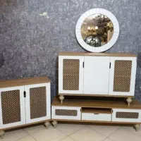 ست آینه کنسول میز tvو جاکفشی|بوفه، ویترین، کنسول|تهران, نعمت‌آباد|دیوار