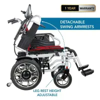 ویلچر برقی تاشو  سایز 48