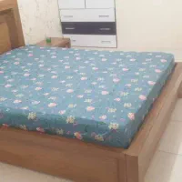 سرویس خواب چوبی در حد نو|تخت و سرویس خواب|بردسکن, |دیوار