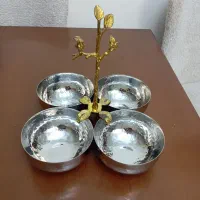 ظروف پذیرایی استیل و برنج