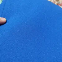 پارچه کرپ لمه آبی کاربنی|لوازم خیاطی و بافتنی|کاشان, صنعت|دیوار