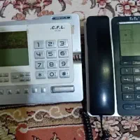 دوعدد گوشی تلفن رومیزی