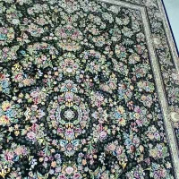 دو تخته ۱۲ متری فرش طرح گل آذین و ۶ عدد پشتی|فرش|کامیاران, |دیوار