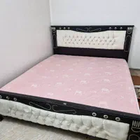 تخت خواب دونفره به همراه تشک طبی|تخت و سرویس خواب|مرند, |دیوار