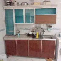 چهار متر کابینت فلزی دست دوم تمیز