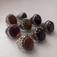 انگشتر طرح نقره