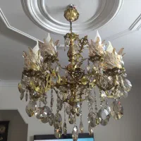 لوستر برنزی پنج‌ شاخه