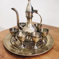 ظروف و دیوارکوب مسی و برنجی برنزی