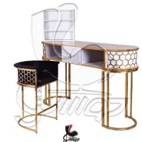 میز ناخن زنبوری پارچه ایی صاده