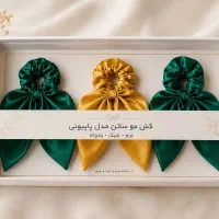اسکرانچی ساتن مدل پاپیونی