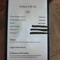 Galexy A56 5G|موبایل|تهران, شهرک چیتگر|دیوار