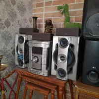 ضبط سونی با دو عدد ساب قوی و سه عدد باندکوچک|سیستم صوتی خانگی|فردیس, منظریه|دیوار