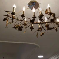 لوستر برنز ۱۲ و ۱۶ شاخه اروپایی انگوری|لوستر و چراغ آویز|تهران, تجریش|دیوار