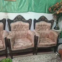 مبل نیمه استیل چوب راش