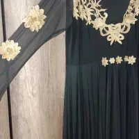 پیراهن مشکی ریون وحریر|لباس|ایلام, |دیوار