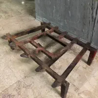 منقل شومینه تمام چدنی هیزوم سوز یا گازسوز