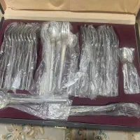 فروش سرویس قاشق چنگال ۱۸پارچه اصل استیل|ظروف سرو و پذیرایی|گنبد کاووس, |دیوار