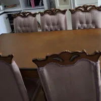 میز 8 نفره چوب روس|میز و صندلی غذاخوری|مشهد, آزادشهر|دیوار