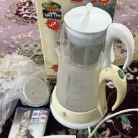 کتری قوری پارس خزر و‌تعدادی سینی