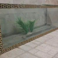 اکواریوم بزرگ شیشه8میل سالم سالم