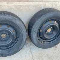 ۴حلقه رینگ و لاستیک خارجی پژو|قطعات یدکی و لوازم جانبی|بندر ماهشهر, |دیوار