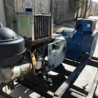 موتور برق دیزل ۱۵ کیلو وات با شاسی چرخدار