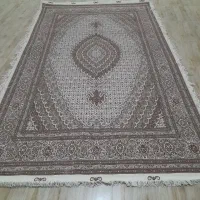 نخ میرینوس هس تک ۱۲ متری زمینه کرم قهوهای