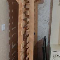 تختخواب 1نفره بهمراه کف تخت و آینه