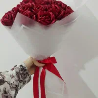 دسته گل روبانی کادویی|گل مصنوعی|زنجان, |دیوار