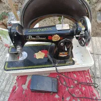 چرخ خیاطی قدیمی گل رز