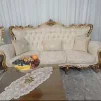 مبل۷نفره استیل ونهارخوری ۶نفره