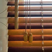 پرده کرکره ای چوبی|پرده، رانر، رومیزی|بندر انزلی, آذربایجان|دیوار