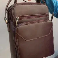 کیف رودوشی مردانه چرم طبیعی دستدوز|کیف، کفش، کمربند|میانه, |دیوار