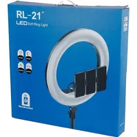 رینگ لایت مدل RL-21 همراه با 3 پایه (اورجینال)|دوربین عکاسی و فیلم‌برداری|رباط‌کریم, |دیوار