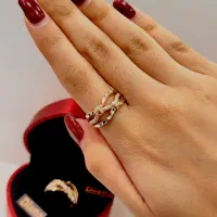 انگشترهای طلاروس طرح لیلیوم کپی طلا|بدلیجات|مشهد, احمدآباد|دیوار