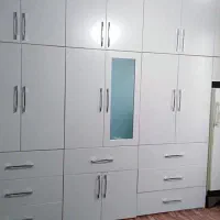 کابینت کمد دیواری تخت کم جا Tv wall|جاکفشی، کمد، دراور|اسلام‌شهر, شهرک قائمیه|دیوار