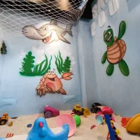 طراحی و نقاشی باغ و مهدکودک شهربازی