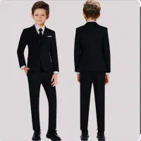 کت و شلوار بچگانه و نوجوان سه تیکه مشکی(آقایمد)|لباس|بیرجند, |دیوار