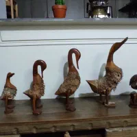 اردک چوبی|مجسمه، تندیس، ماکت|هشتگرد, شهرک ولیعصر (مصلی)|دیوار